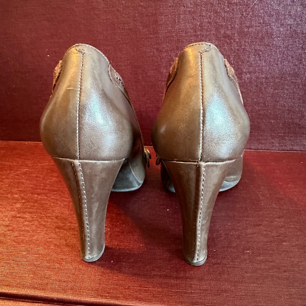 Cole Haan Brown Heels Adelyn Mary Jane pumps dark chocolate 8.5 B original box - Picture 4 of 15